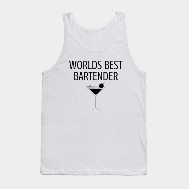 World best bartender Tank Top by Word and Saying